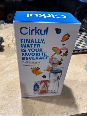 Cirkul Flavoring Water Bottle Set - Blue/White